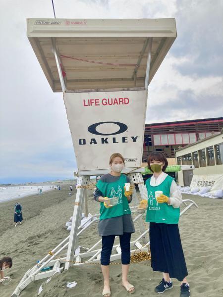 湘南！江ノ島片瀬西浜海岸サンセットビーチクリーン！画像