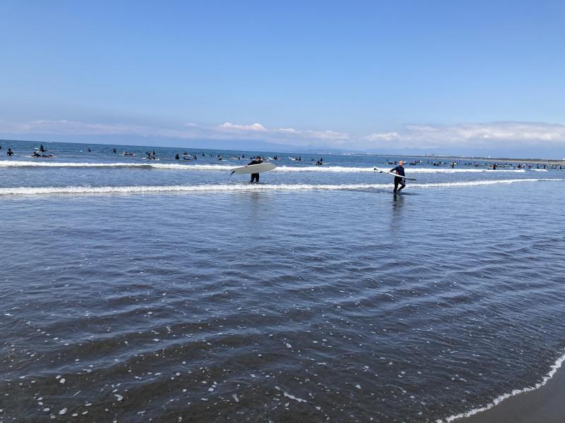 湘南！江ノ島片瀬西浜海岸サンセットビーチクリーン！画像