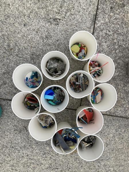 湘南！江ノ島片瀬西浜海岸マイクロプラスチックビーチクリーン！画像