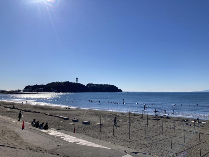 湘南！江ノ島片瀬西浜海岸マイクロプラスチックビーチクリーン！画像