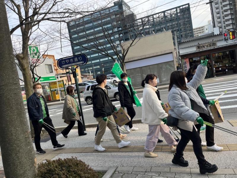 新潟チーム　春風を感じながら、ごみ拾い！画像