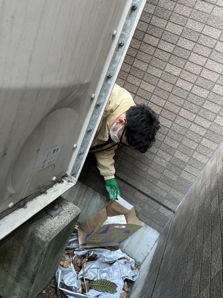 新潟チーム　花粉に負けるな！けやき通りでごみ拾い画像