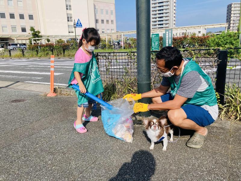 辻堂駅！街ゴミ拾い！画像