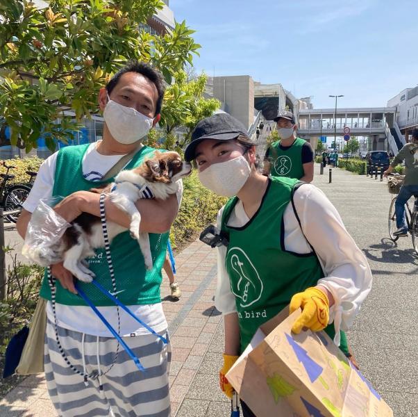 辻堂駅！街ゴミ拾い！画像