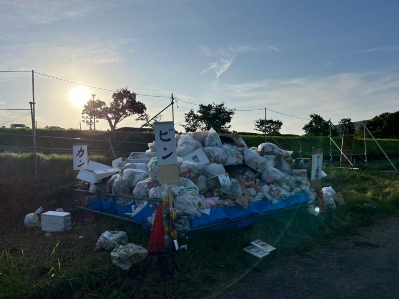 ＜静岡チーム＞2023年 安倍川花火大会翌朝 ごみ拾い画像