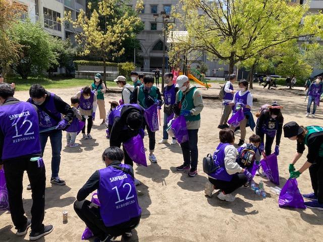 【広島】夜開催！6月のサンフレッチェ広島さんコラボおそうじ画像