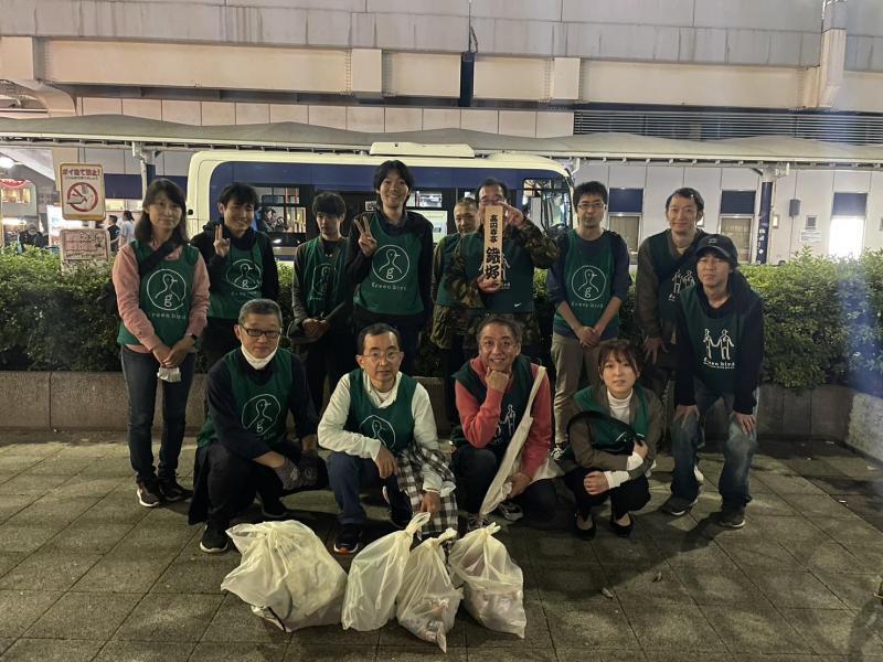 夜の高円寺おそうじ画像