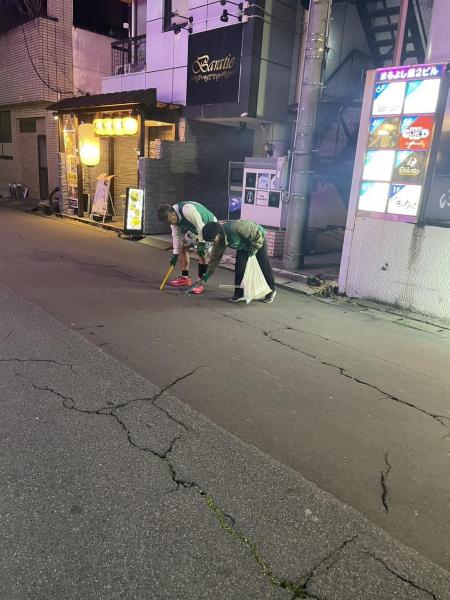 新潟チーム　6月1回目！！繁華街ごみ拾い！！画像
