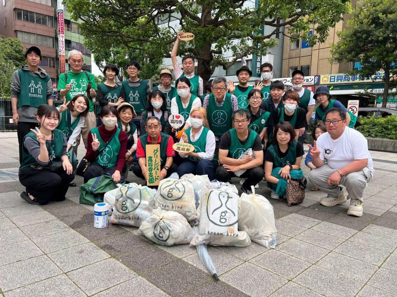 朝の高円寺おそうじ画像
