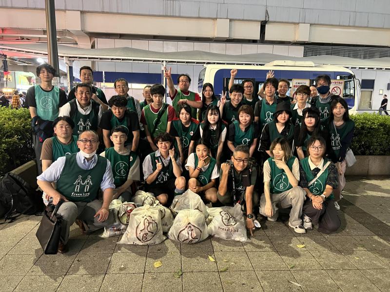 夜の高円寺おそうじ画像