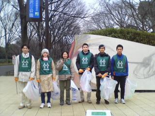 2007年 2月 20日 駒沢公園通りそうじ画像