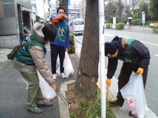 2007年 2月 20日 駒沢公園通りそうじ画像