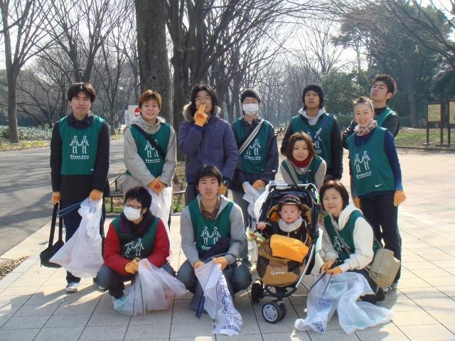 2007年 3月 10日 駒沢公園通りそうじ画像
