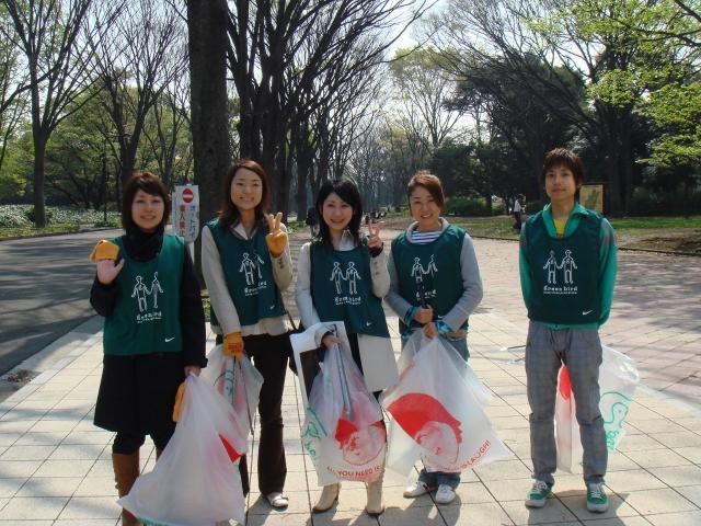 2007年 4月 10日 駒沢公園通りそうじ画像