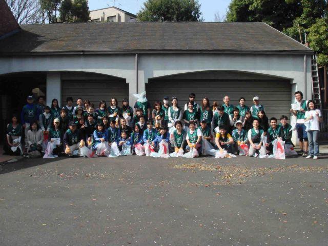 駒沢公園そうじ＆お花見画像