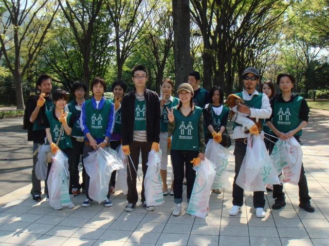 2007年 4月 30日 駒沢公園通りそうじ画像