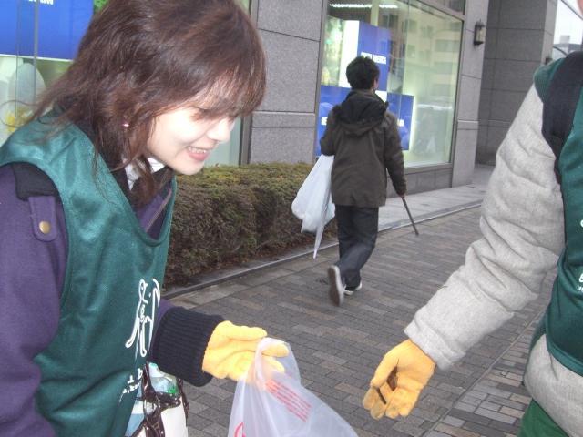 年末大恵比寿でゴミ拾い！画像