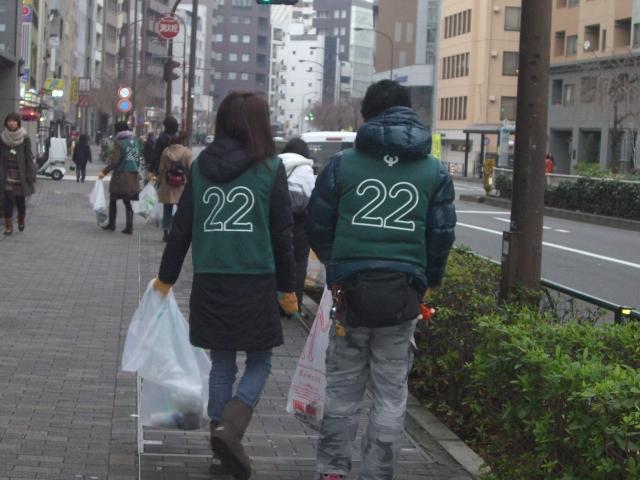 年末大恵比寿でゴミ拾い！画像