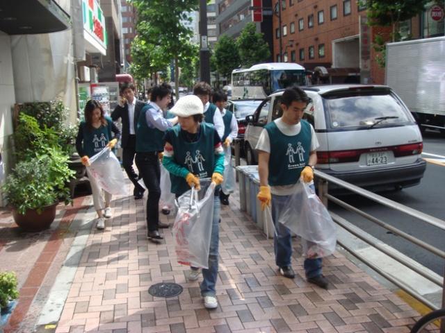 赤坂チーム トライアルそうじ画像