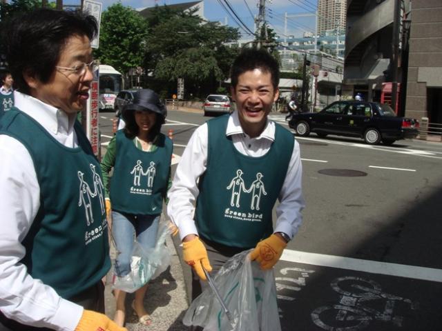 赤坂チーム トライアルそうじ画像