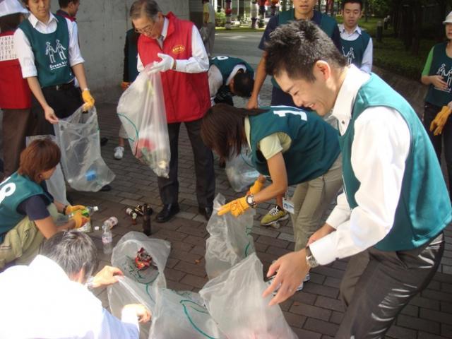 赤坂チーム トライアルそうじ画像