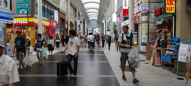 英会話でゴミ拾い☆画像