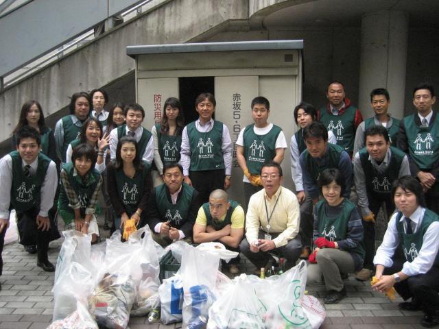 久しぶり！の赤坂掃除画像