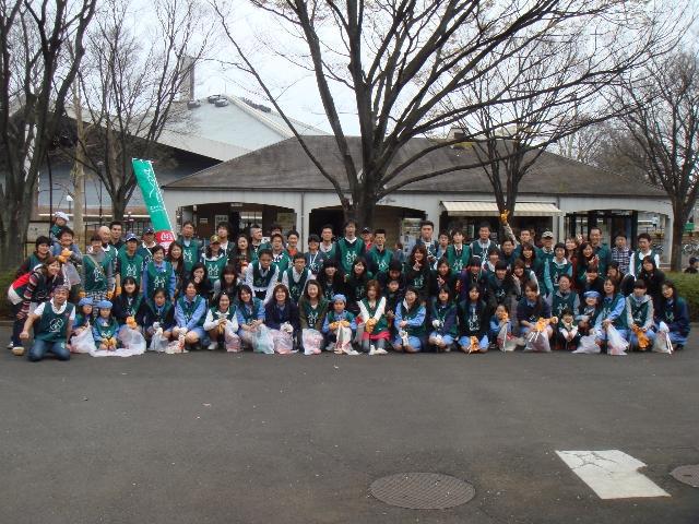 2009 駒沢公園お花見そうじ画像