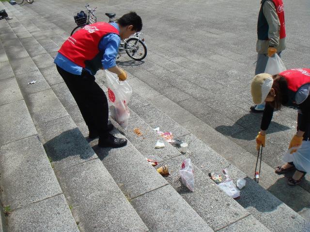 2009年 4月 19日 駒沢公園そうじ画像