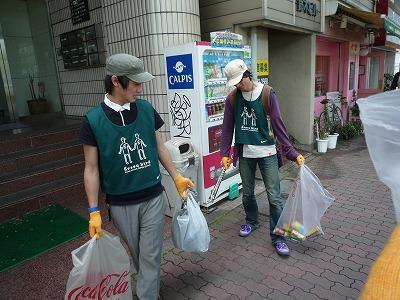 初・モーニングゴミ拾い！画像