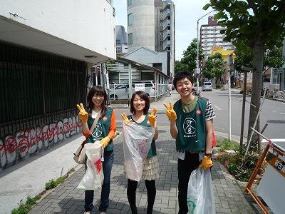 初・モーニングゴミ拾い！画像