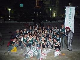 夜のワイワイお掃除！画像