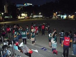 夜のワイワイお掃除！画像