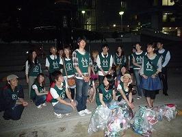 夜のワイワイお掃除！画像