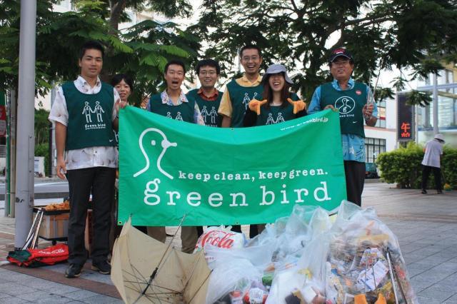 真夏の国際通りおそうじ画像