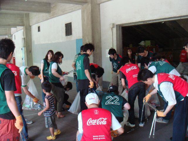 2009年 7月 19日 駒沢公園そうじ画像