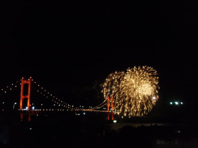 『平戸大橋ライトアップ　サンクスフェスタ』でサンクス！画像