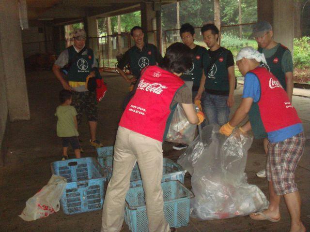 2009年 8月 2日 駒沢公園そうじ画像