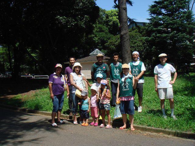 2009年 8月 16日 駒沢公園そうじ画像