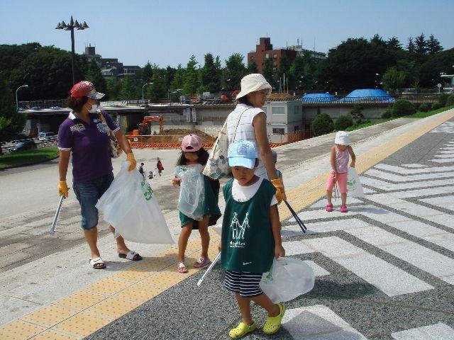 2009年 8月 16日 駒沢公園そうじ画像