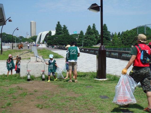 2009年 8月 16日 駒沢公園そうじ画像