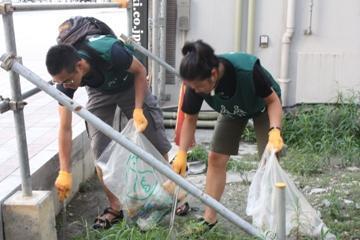 11月11日国際通り朝そうじ画像