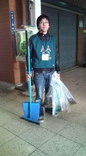 琉九祭　学生パワーでおそうじ！画像