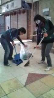 琉九祭　学生パワーでおそうじ！画像