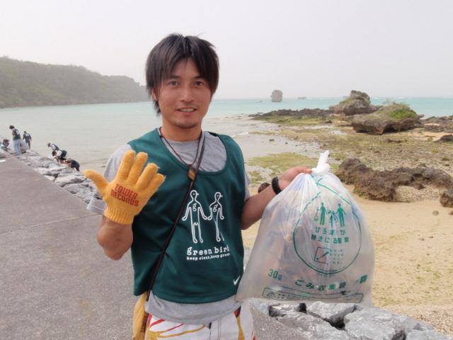 沖縄恩納村チームリーダー武蔵です。画像