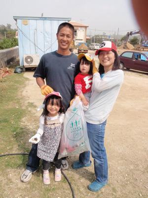 「海をきれいに！」恩納村海浜公園画像
