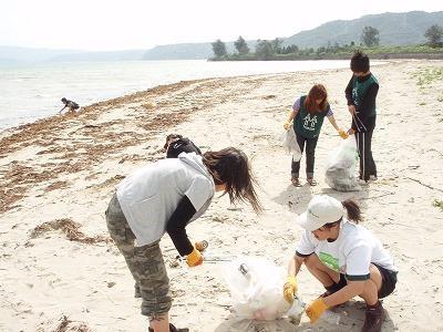 名護　羽地内海ビーチクリーン画像