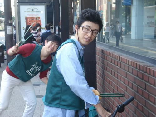 6/3　朝そうじ画像