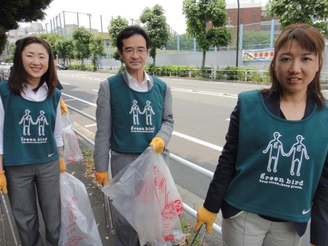 朝そうじリレー☆画像
