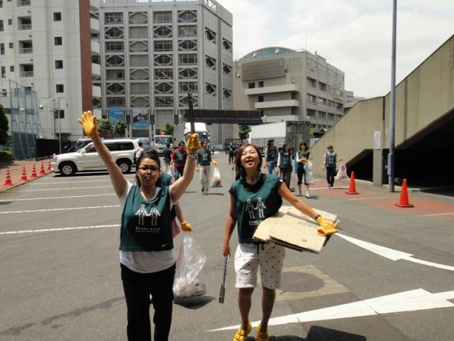 朝そうじリレー☆画像